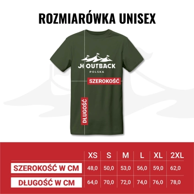 OUTBACK POLSKA - T-shirt OLIWKOWY - Unisex
